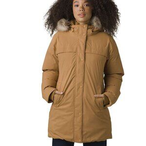 NWT Prana Women's Sayama Long Jacket - Small - Camel